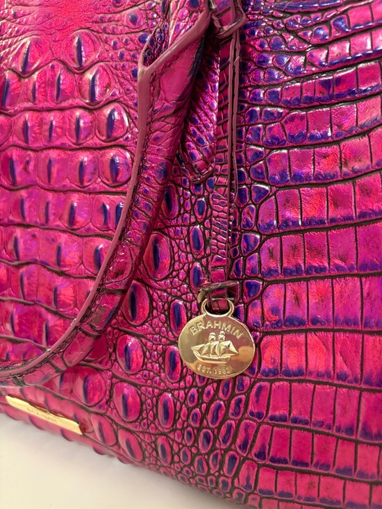 Brahmin Finley High-Voltage Satchel Bag - Picture 3 of 17